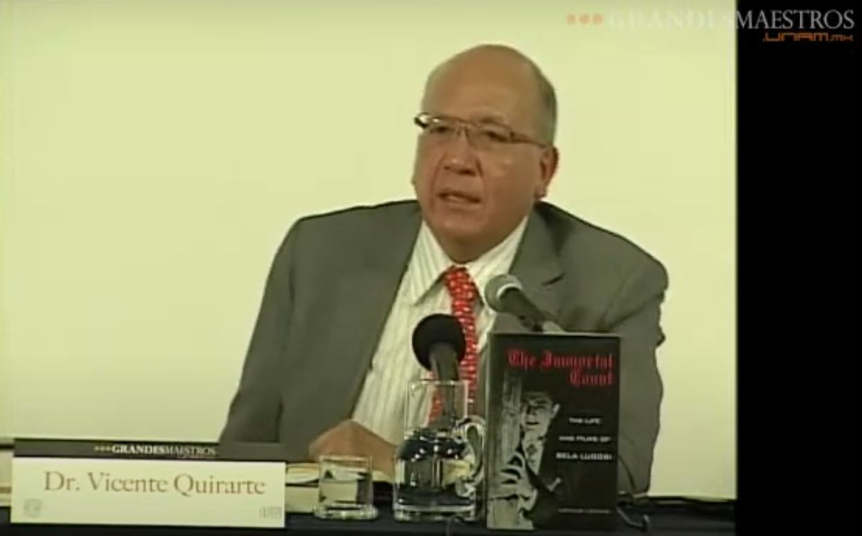Vicente Quirarte en Grandes Maestros.UNAM (Bram Stoker, tercera sesión 3/4)