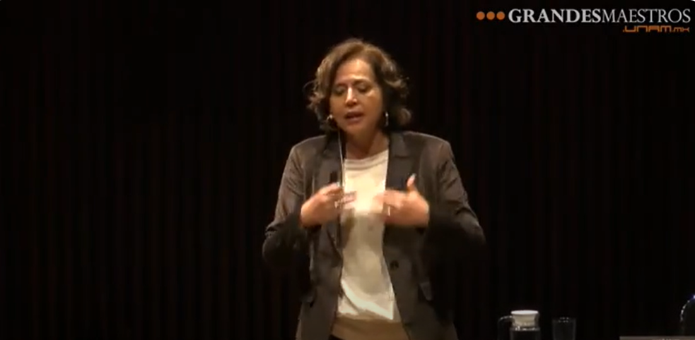 Rosaura Ruiz en Grandes Maestros.UNAM (segunda sesión 2/5)